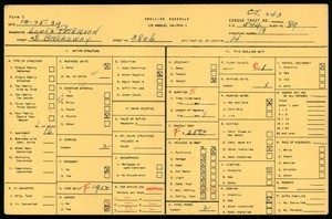 WPA household census for 3806 S BROADWAY, Los Angeles County
