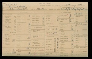 WPA household census for 902 DIAMOND ST, Los Angeles