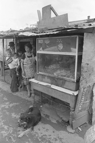 A food stand, Tunjuelito, Colombia, 1977