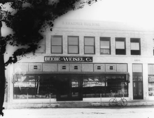 Beebe-Weisel Co. Store, Anaheim. [graphic]