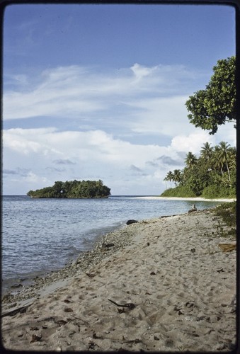 Trobriands shoreline, beach and islet