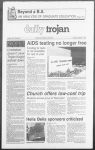 Daily Trojan, Vol. 116, No. 21, October 01, 1991