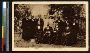 Group of pastors, Togo, ca. 1920-1940