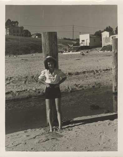 Barbara Hull at Cowell Beach