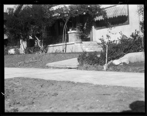 Sidewalk and entrance walk, 826 South Berendo Street, Los Angeles, CA, 1931