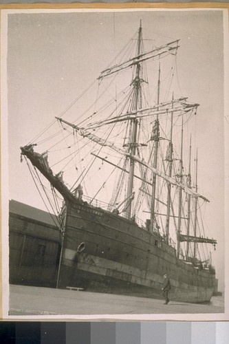 The Old Steamship, City of Sydney, changed in to a sailing vessel at her dock. Sept. 28/22