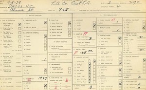 WPA household census for 925 S ALMA