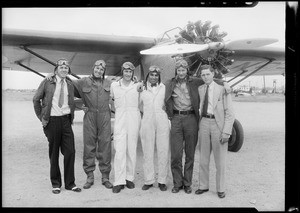 Endurance plane, Southern California, 1932