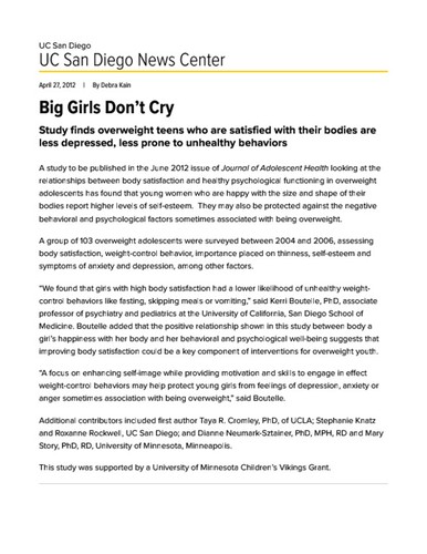 Big Girls Don’t Cry