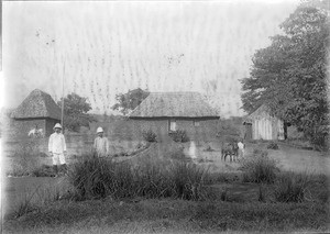 First Missionary dwelling and outbuilding in Masama, Masama, Tanzania, ca.1900-1909