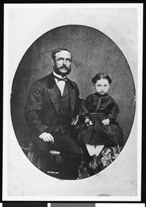 Portrait of Juan T. Lanfranco and a young girl