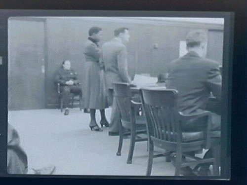 Courtroom at beginning of case