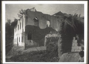 A house destroyed by the communists in Penkan