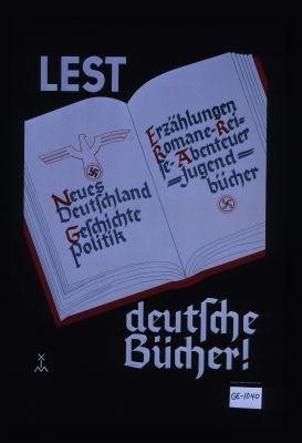 Lest deutsche Bucher!
