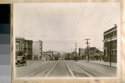 East on Market St. from Guerrero St. Aug. 1926