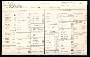WPA household census for 616 E 84TH PLACE, Los Angeles County