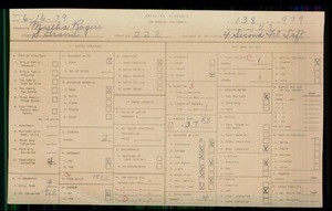WPA household census for 222 S GRAND AVENUE, Los Angeles