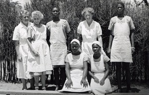 The nursing staff of the Senanga hospital