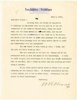 Letter from William Randolph Hearst to Julia Morgan, June 5, 1926