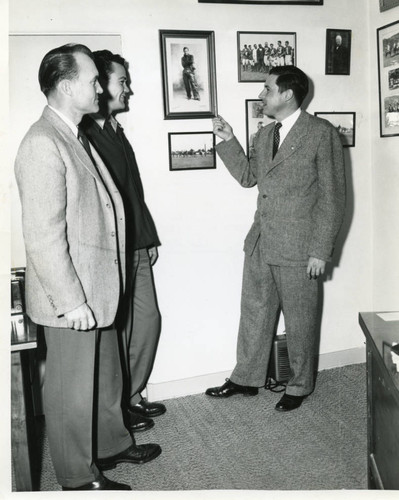 Warren Gaer, Darwin Horn, and Will Rogers, Jr., 1946
