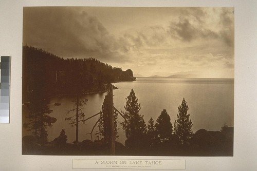 A Storm on Lake Tahoe