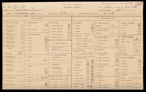 WPA household census for 29 NAVY, Los Angeles County
