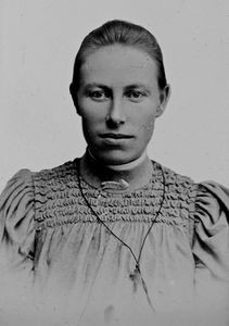 Missionary Ellen Kirstine Marie Nielsen, born 07.17.1871. Teacher. Sent out in 1898 for women's