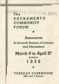 The Sacramento Forum