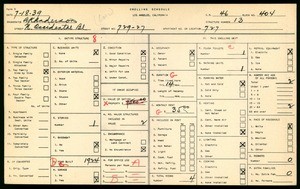 WPA household census for 729-27 N OCCIDENTAL BLVD, Los Angeles