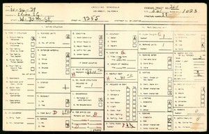 WPA household census for 1355 WEST 70TH STREET, Los Angeles County