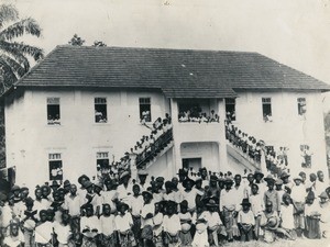 boys'school of Deido, in Cameroon