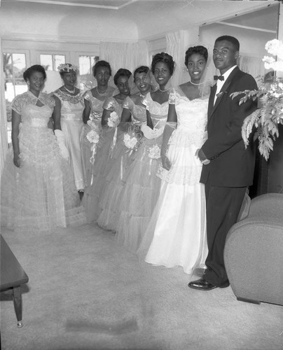 Falconer's Wedding, Los Angeles, 1958