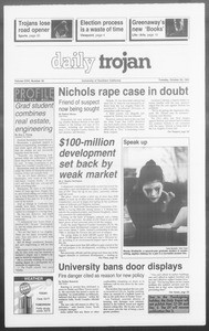 Daily Trojan, Vol. 116, No. 60, November 26, 1991