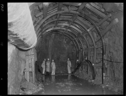 Big Creek - Mammoth Pool - General view of interior of power tunnel
