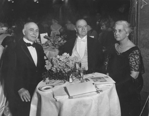 Noted figures at President's ball, Biltmore Hotel