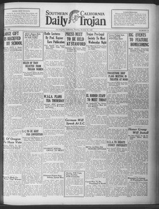 Daily Trojan, Vol. 20, No. 28, October 23, 1928