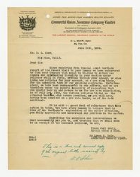 Letter from Edward Brown & Sons to D. L. Shaw