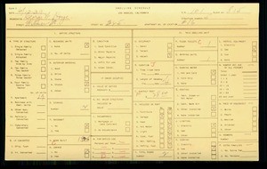 WPA household census for 325 WITMER ST, Los Angeles