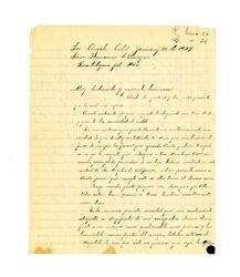 Letter from Miguel Venegas to Francisco Venegas, January 21, 1929