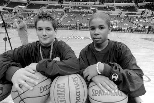 Clipper ball boys, Staples Center