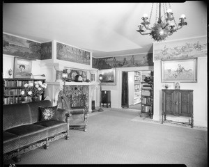 Indian Room, Doheny Mansion, Chester Place, Los Angeles, Calif., 1933