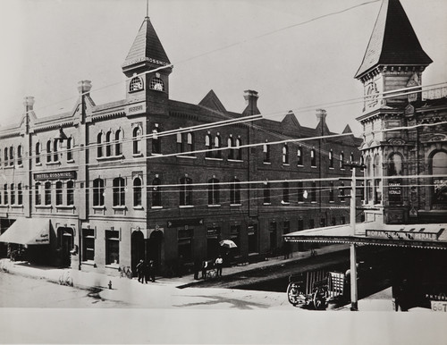Photograph of the Rossmore Hotel and Orange County Herald