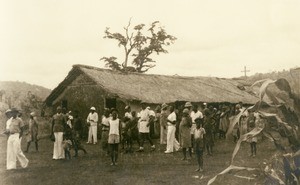 After the service in the annex of a mission station, in Gabon