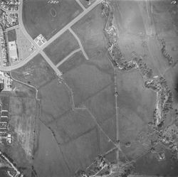 Aerial view of Bennett Valley Golf Course, Apr. 10, 1969