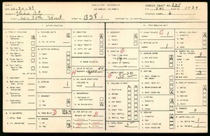 WPA household census for 1338 WEST 70TH STREET, Los Angeles County