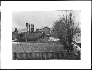 Ruins of Elder Amasa Lyman's residence and the Mormon Council House, San Bernardino, (constructed?) February 23, 1865
