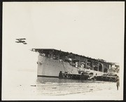 Plane Taking Off from USS Langley, North Island San Diego