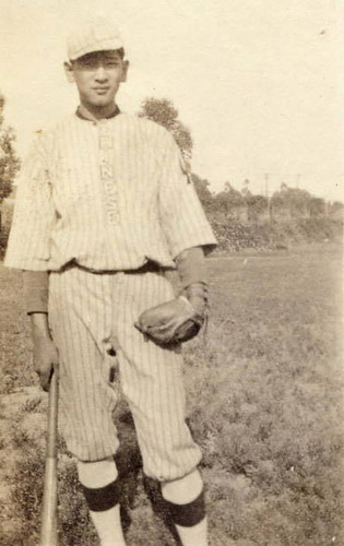 Brother Andrew in baseball uniform