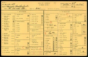 WPA household census for 341 W 82ND ST, Los Angeles County