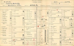 WPA household census for 2824 DARWIN AVE, Los Angeles